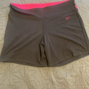 Nike Women's Athletic Shorts in Black and Pink